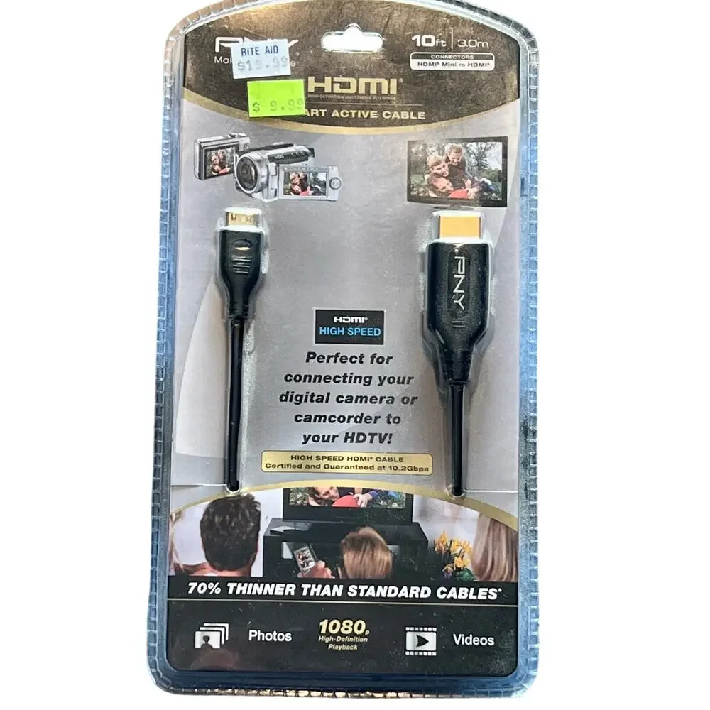 Universal HDMI Mini to HDMI Connector UPC 751492524207